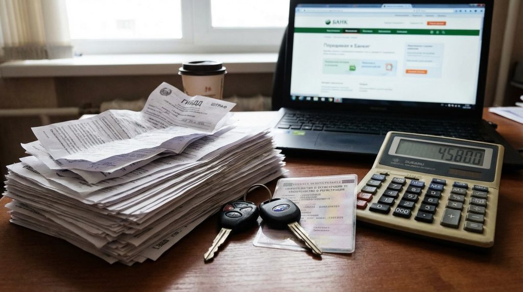 продажа автомобиля со штрафами