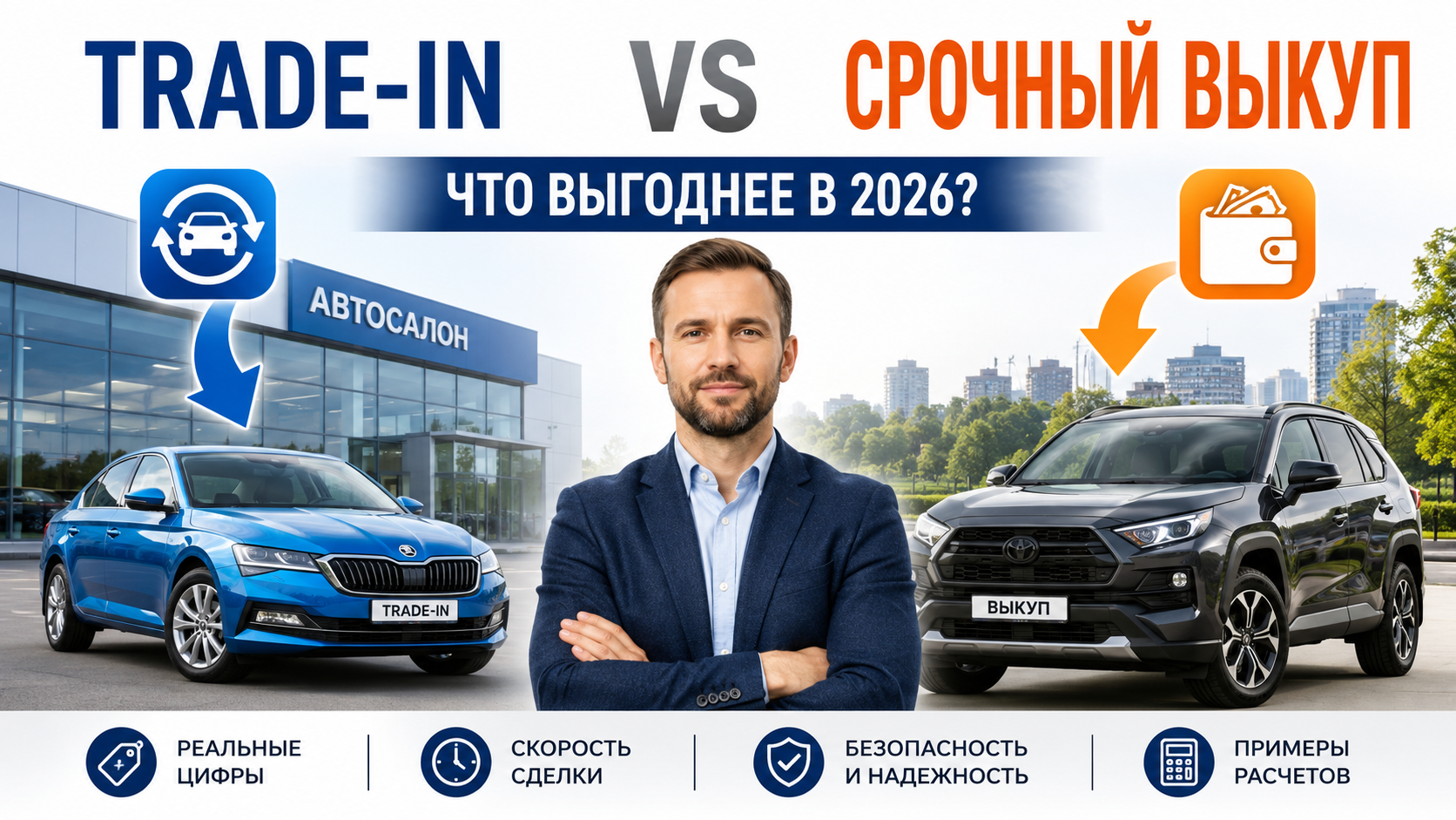 Срочный выкуп и trade-in автомобилей