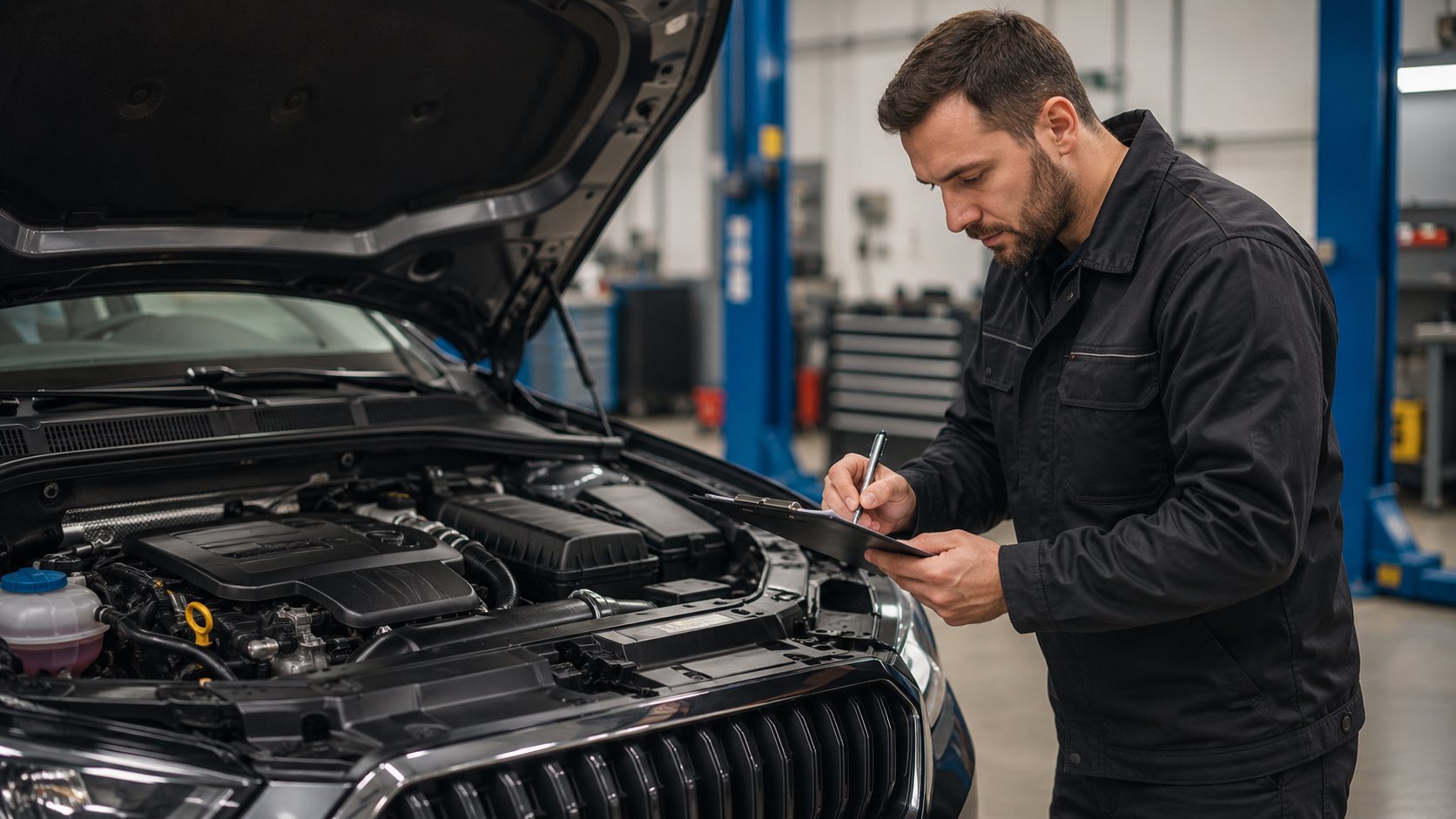 Осмотр автомобиля перед выкупом в автосервисе