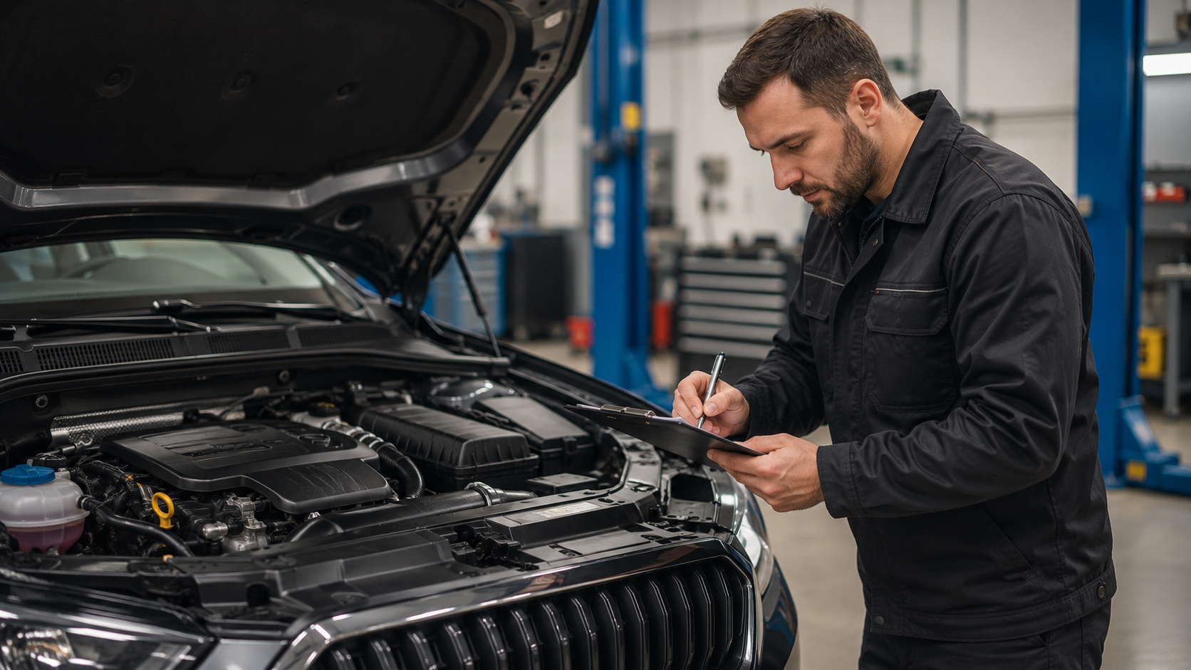Осмотр автомобиля перед выкупом в автосервисе
