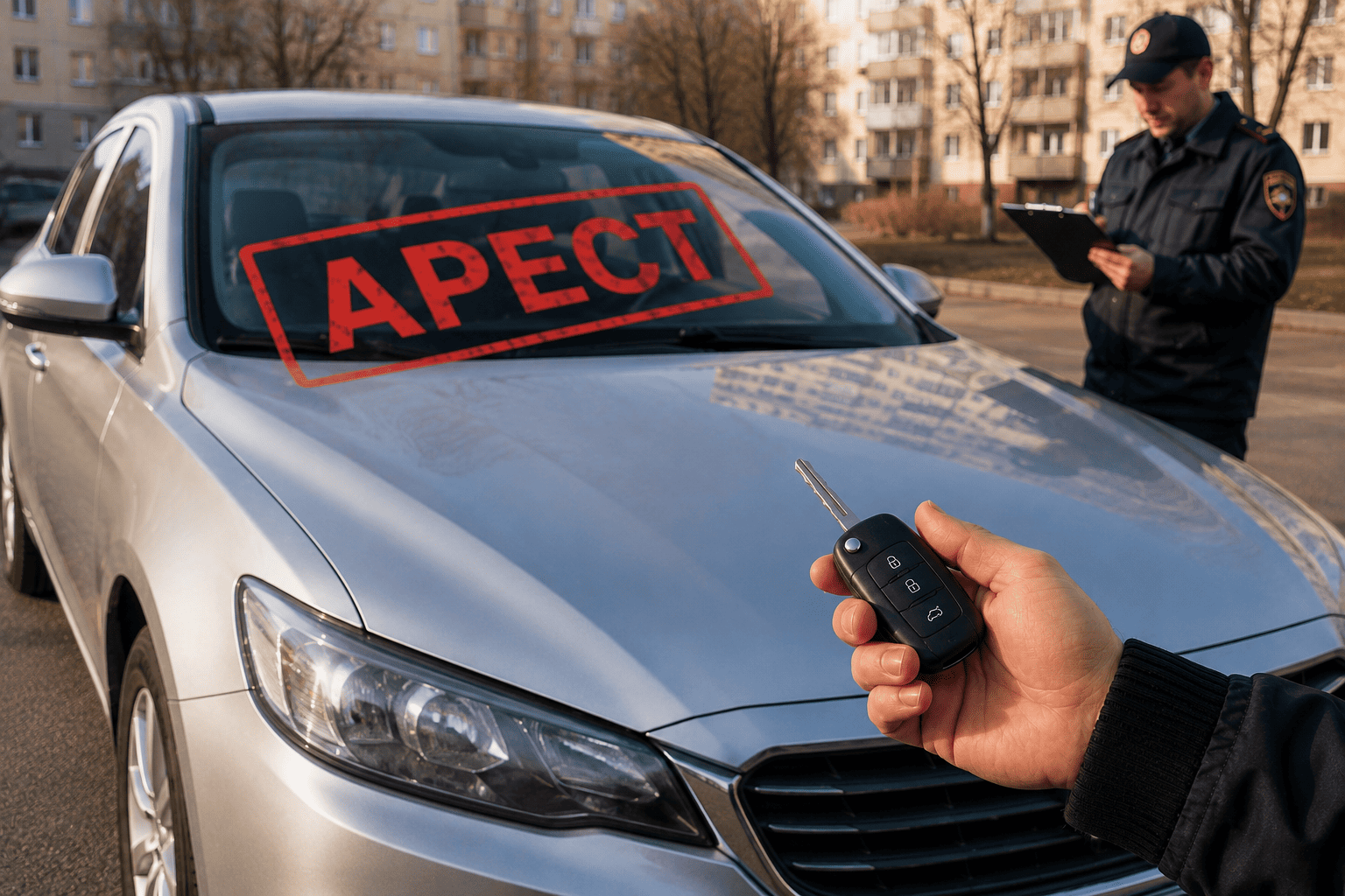 Продажа машины в аресте