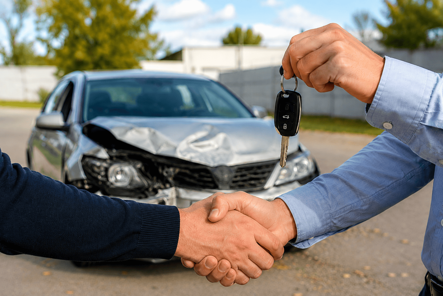 За сколько можно продать машину после аварии